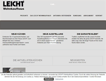 Tablet Screenshot of leicht-wohnkaufhaus.de